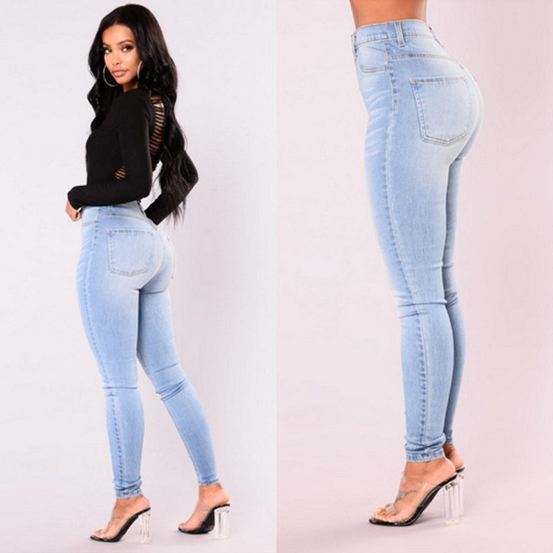 Pack hip pencil jeans