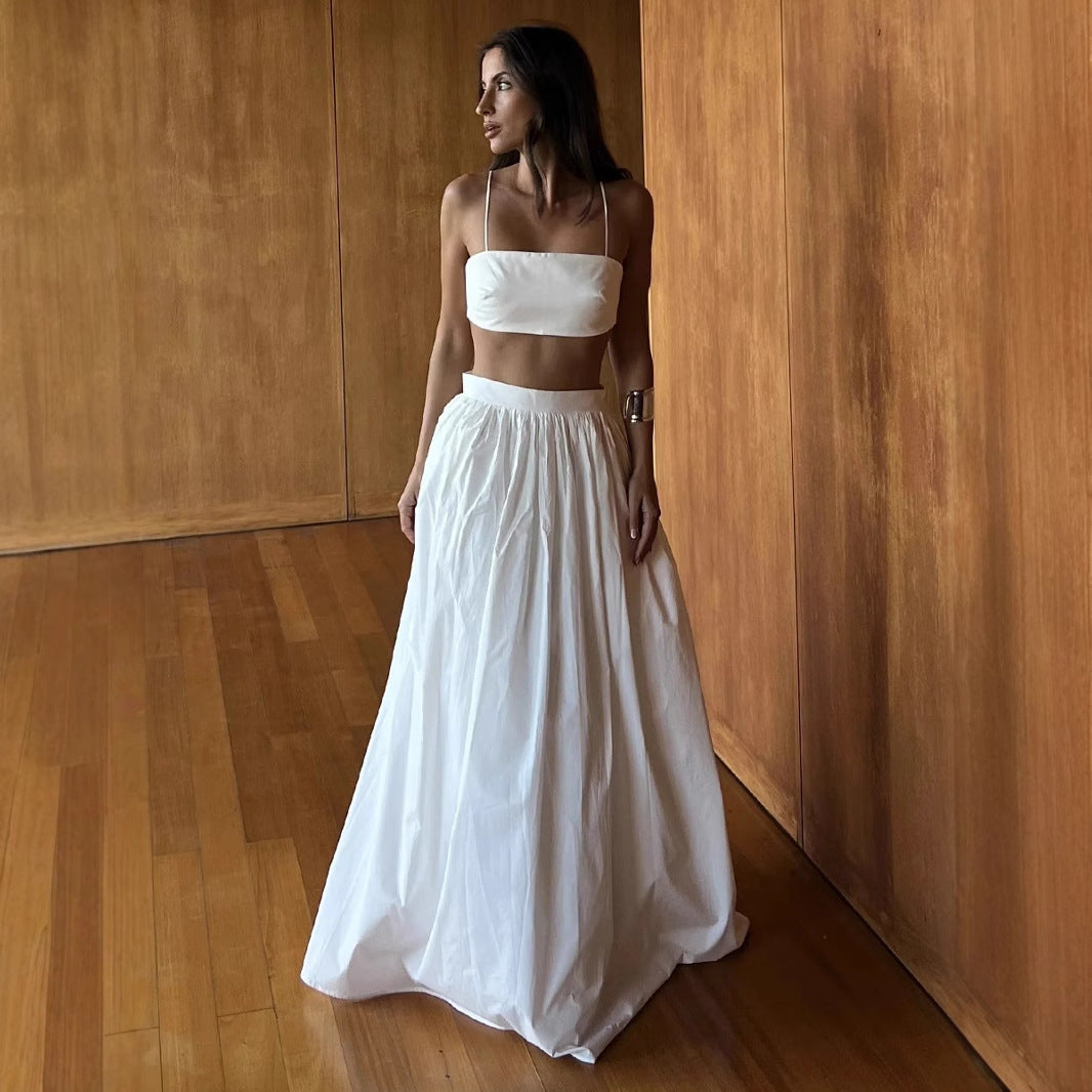 Cotton sexy Skirt Suit