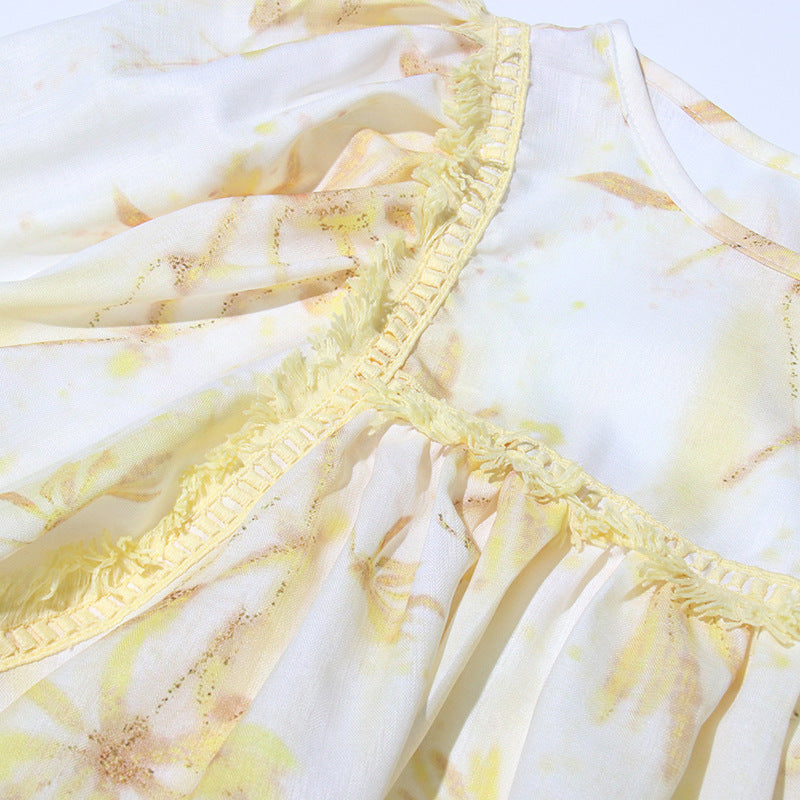 Fashion Ruffles Skirt Suit