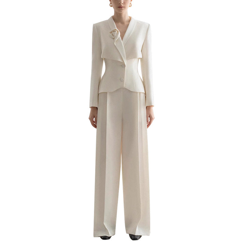 Apricot Business Temperament Small Suit Outfit