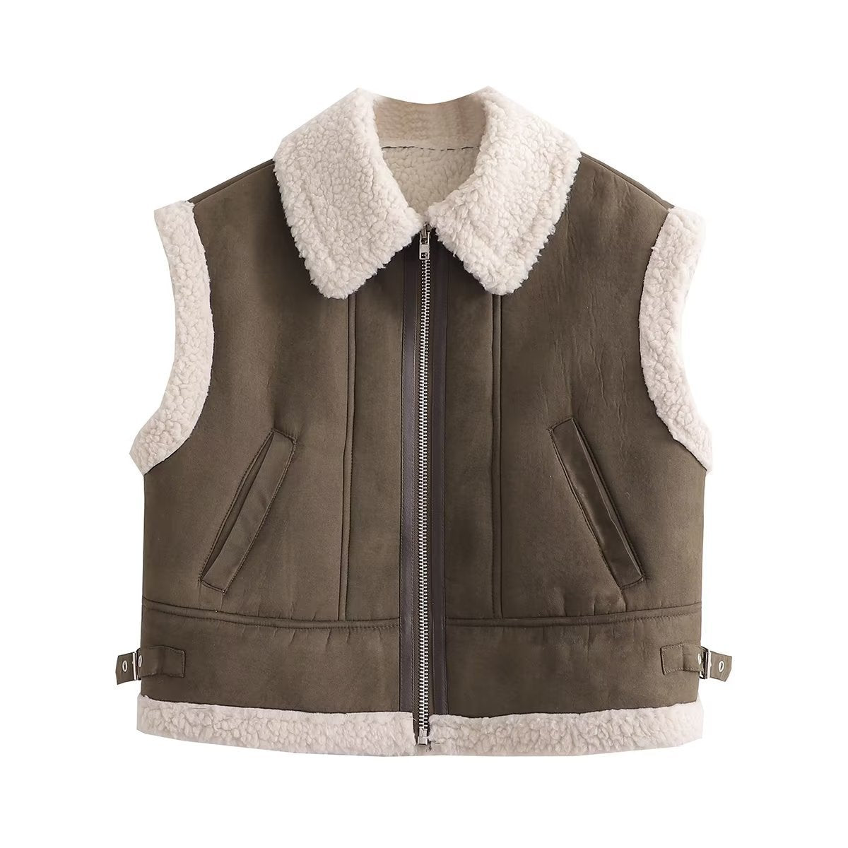 Street Fashion Fur Vest Coat