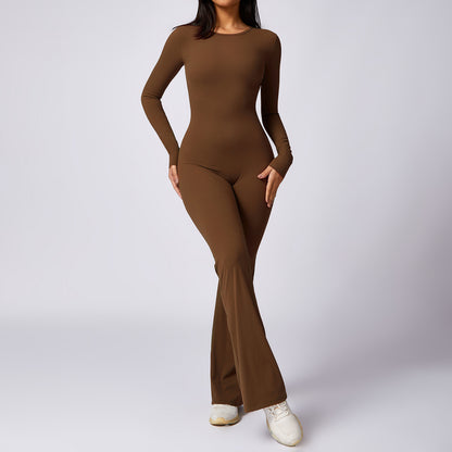 Long Sleeve  Jumpsuit  Feeling Tight Quick-drying Sports Workout