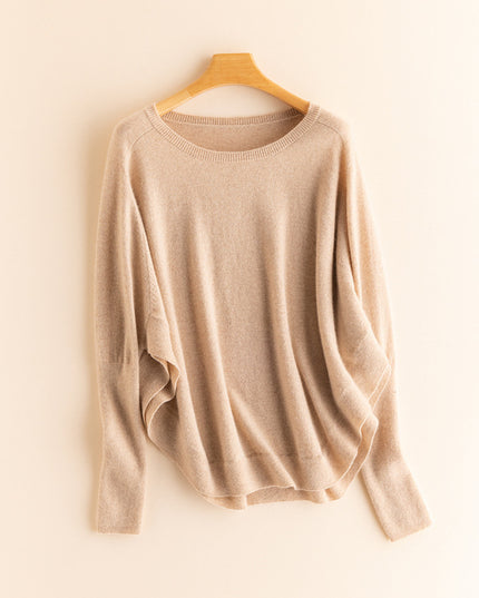 Cashmere Round Neck Shawl Bottoming Shirt