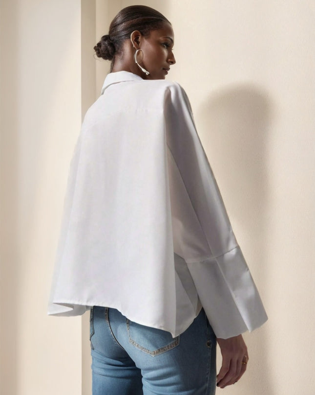 Women's French Solid Color Long Sleeve