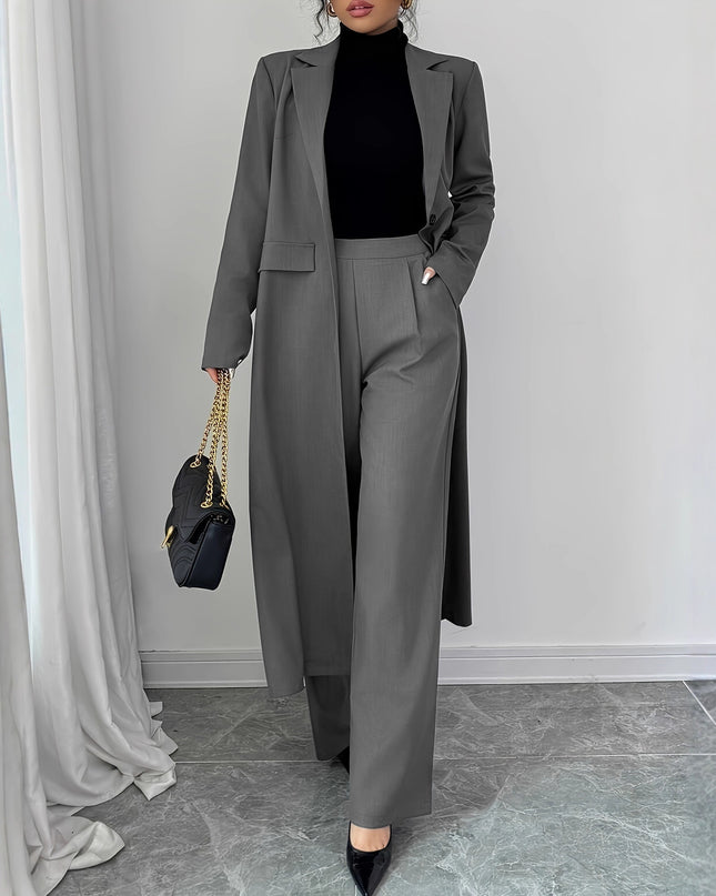 Suit Pants Elegant Graceful Two-piece Set