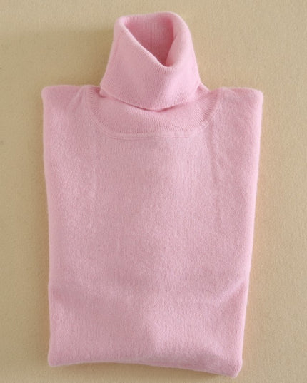 Cashmere Sweater High Lapel Knitted Pullover Bottoming Shirt