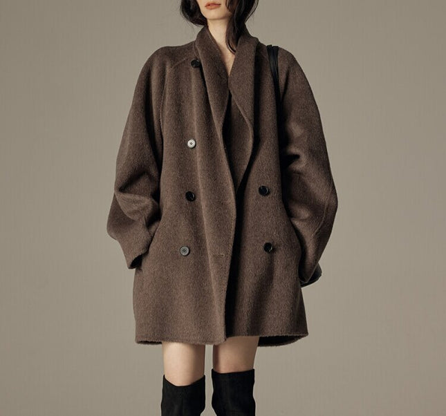 Elegant Winter Double-sided Wool Coat
