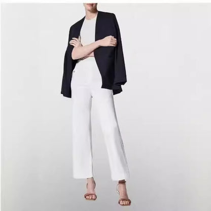 All-matching Bootleg Pants Slim Fit Slimming Draping Effect Casual Suit Pants