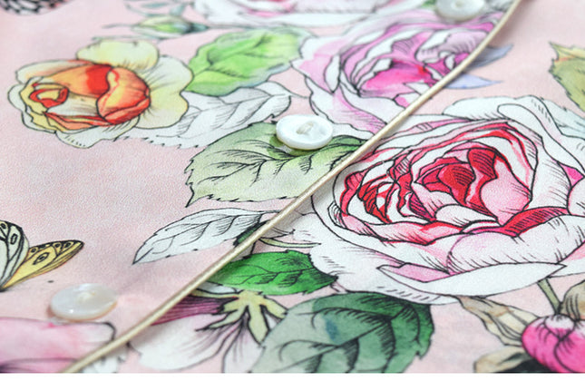 Silk Print Suit Plus Size European And American Homewear