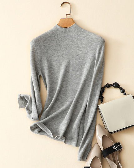 Women's classic half high collar commuting fit