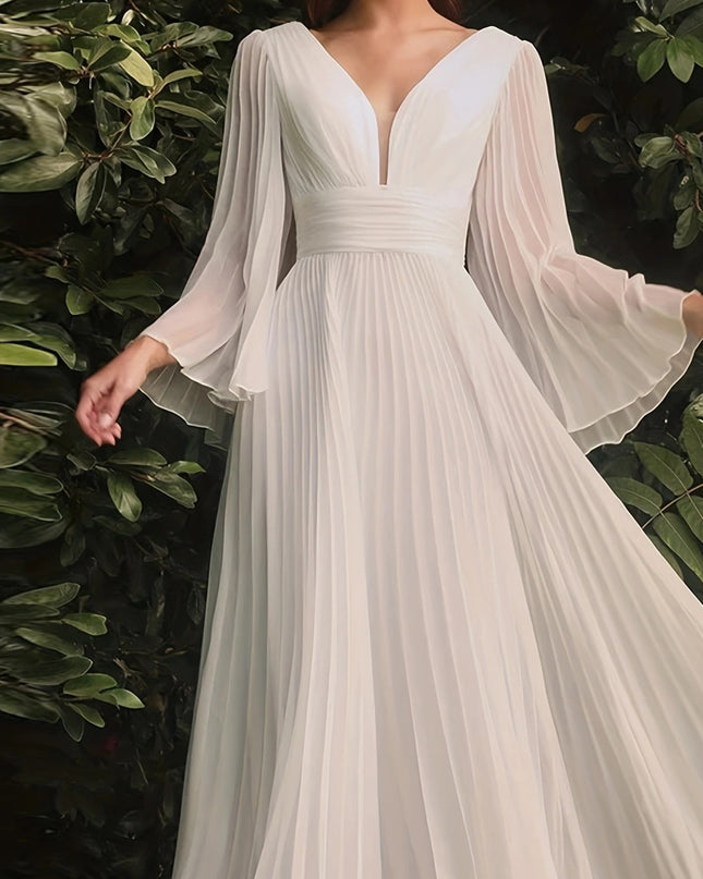 Women's Plus Size V-neck Dress Banquet