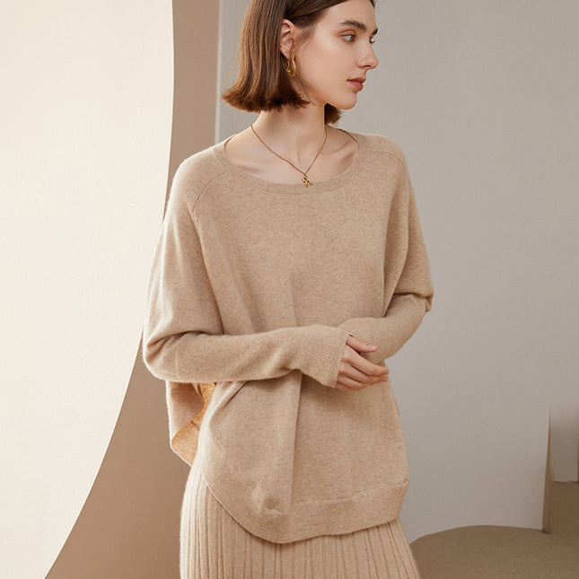 Cashmere Round Neck Shawl Bottoming Shirt