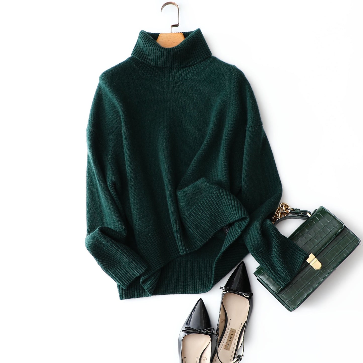 Turtleneck Cashmere Sweater