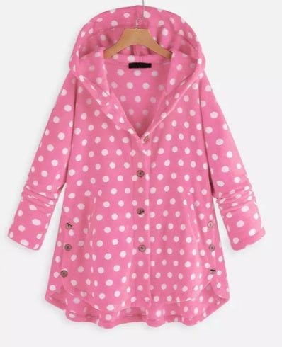 Hooded two-sided velvet hoodie