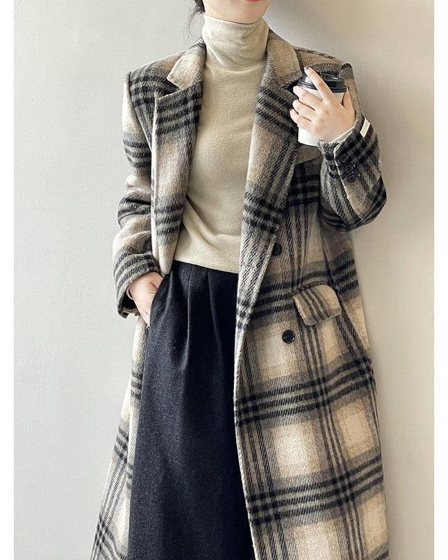 Retro Double-faced Woolen Goods Coat