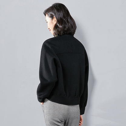 Christmas winter wear with double face woolen and cashmere coat