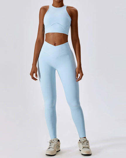 Thread Abdominal Tightening High Waist And Beautiful Back Yoga Set