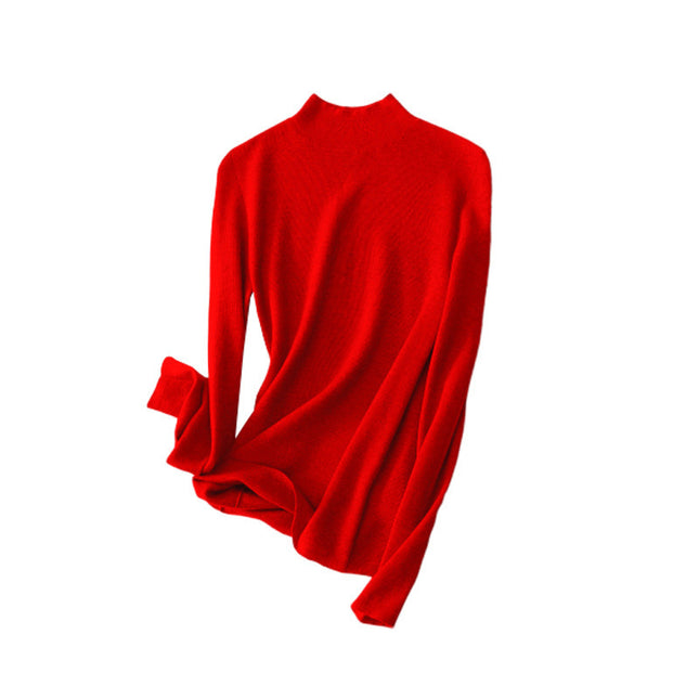 Women's classic half high collar commuting fit