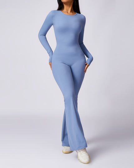Long Sleeve  Jumpsuit  Feeling Tight Quick-drying Sports Workout