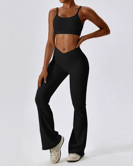 Thread Abdominal Tightening High Waist And Beautiful Back Yoga Set