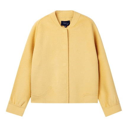 Christmas winter wear with double face woolen and cashmere coat