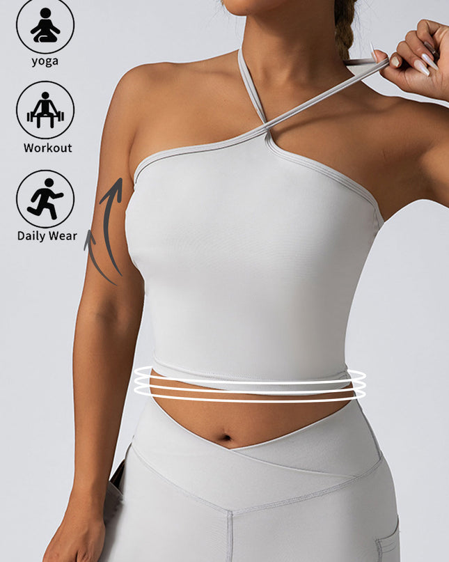 Crop Top With Built In Pads Sports Bras For Women