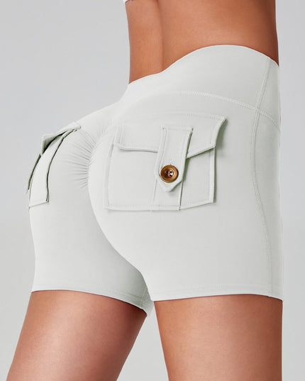 Naked Women Feeling High Elastic Running Quick-drying Pants