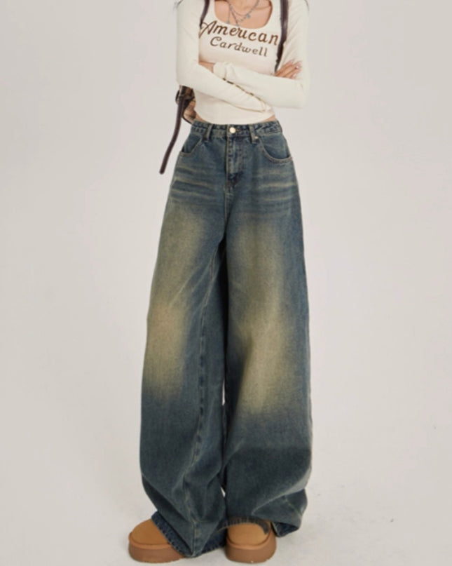 High Waisted Wide Leg Jeans For Women
