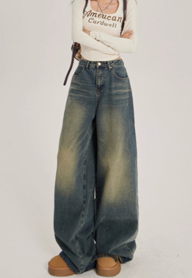 High Waisted Wide Leg Jeans For Women