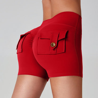 Naked Women Feeling High Elastic Running Quick-drying Pants