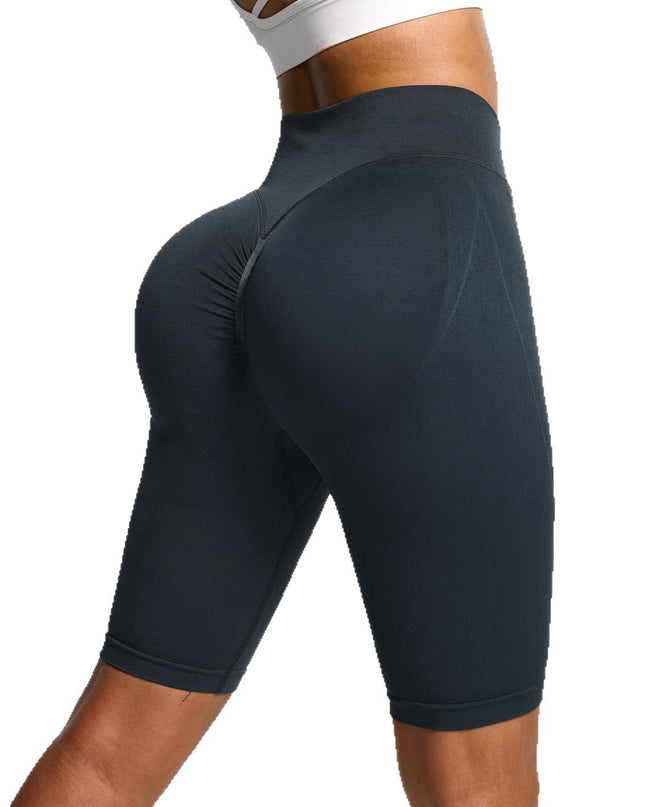 Cross Waist Peach Hip Shorts