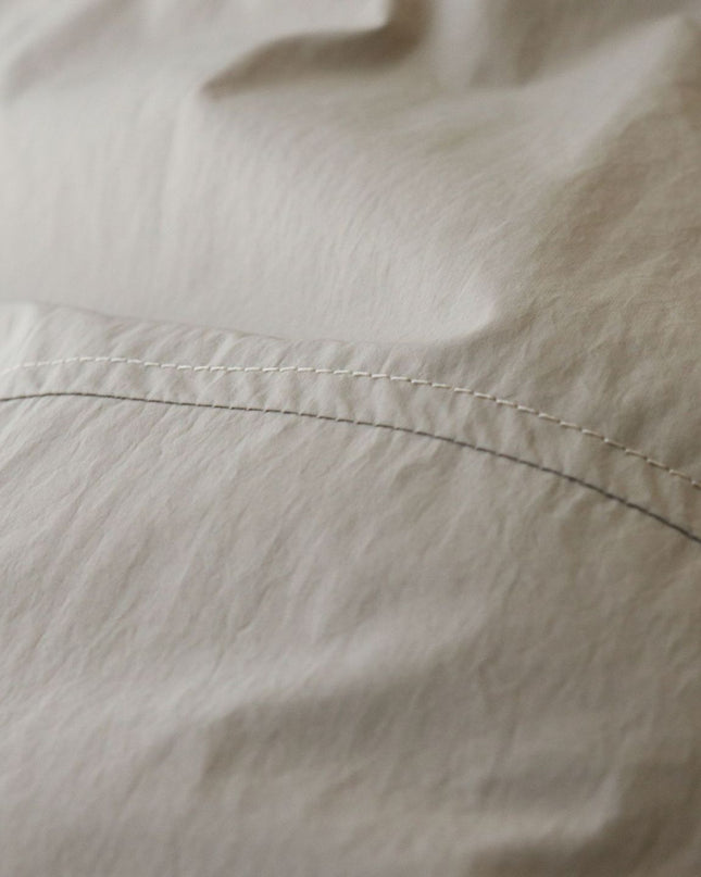 Button Round Neck Women's Down Jacket