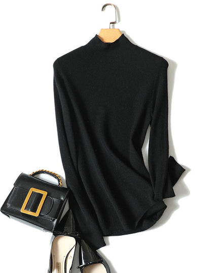 Women's classic half high collar commuting fit