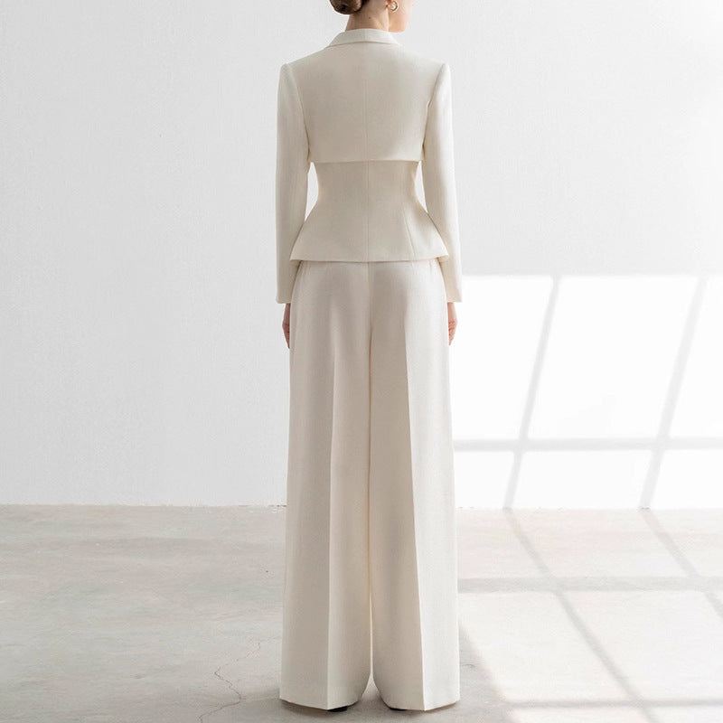 Apricot Business Temperament Small Suit Outfit