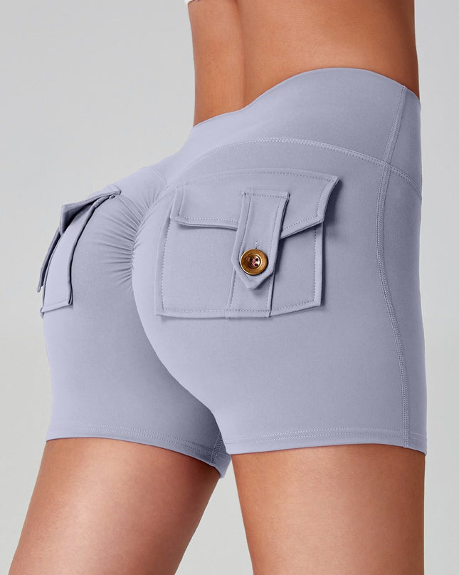 Naked Women Feeling High Elastic Running Quick-drying Pants