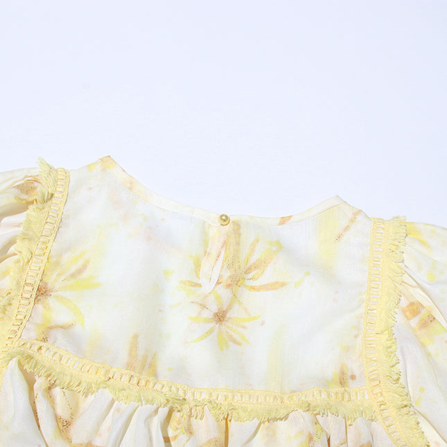 Fashion Ruffles Skirt Suit