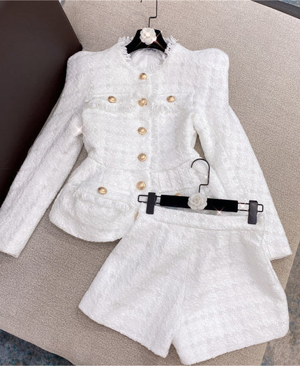 Tweed Jacket Jacket Shorts Suit Two-piece Suit