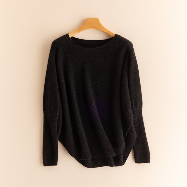 Cashmere Round Neck Shawl Bottoming Shirt