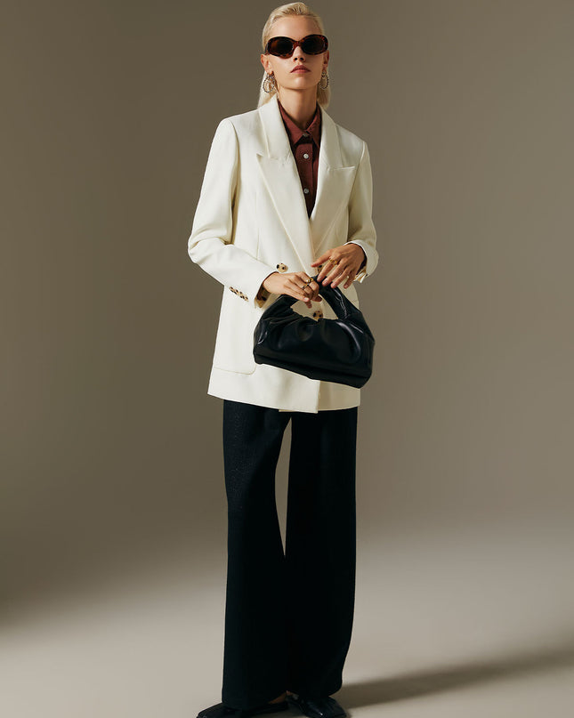 Fashion Simple Wool Suit Jacket Tops