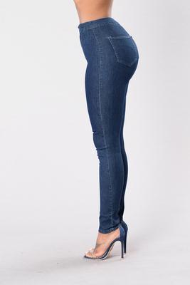 Ripped Fashion Denim Skinny Pants