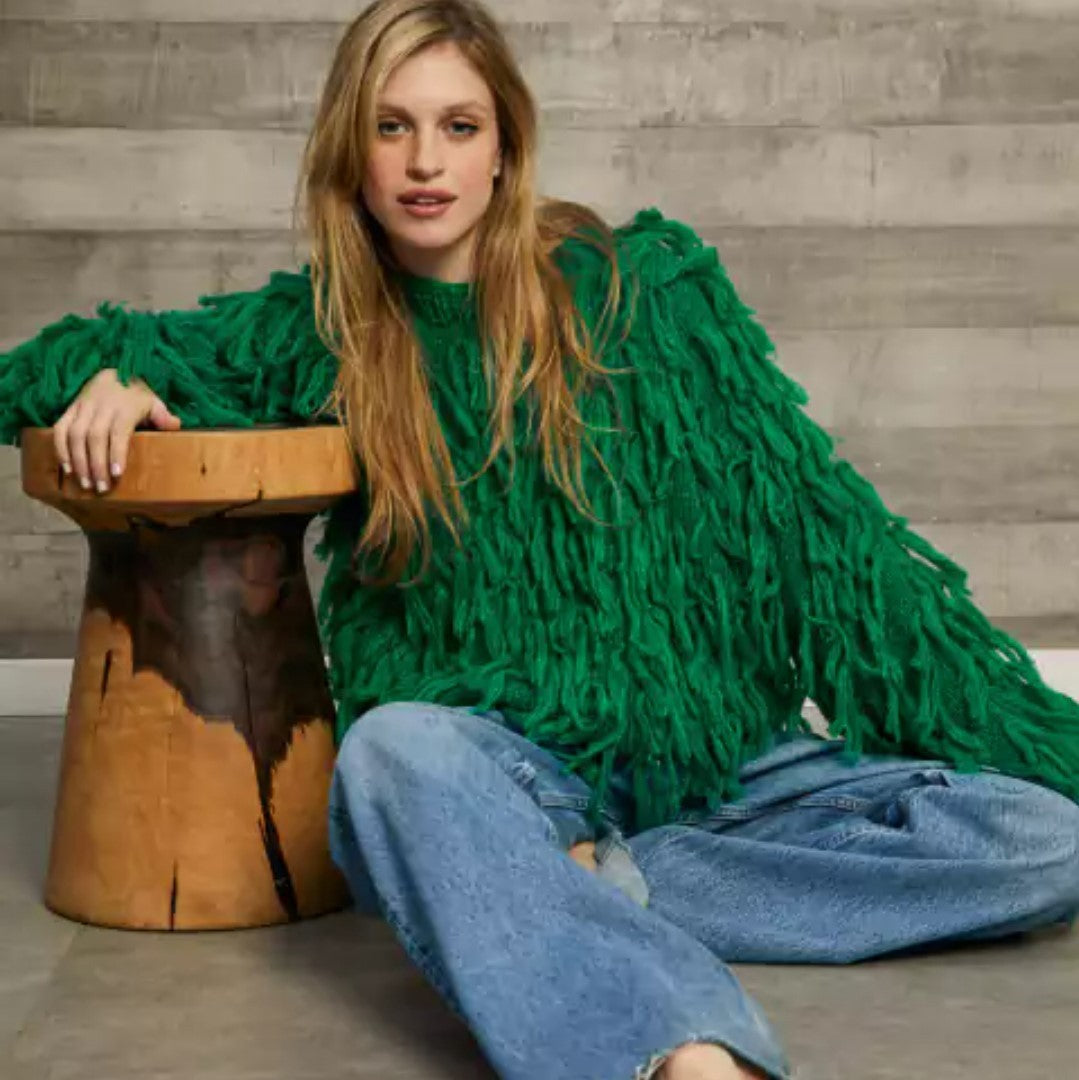 Loose-fitting Tassel Fashion Casual Top Sweater