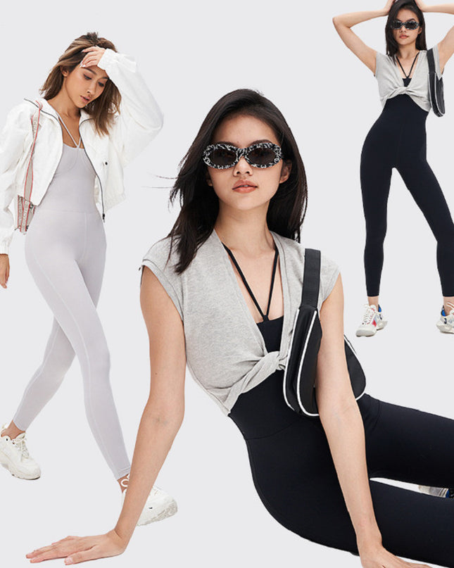 Fashion Personality Sports One-piece Yoga Clothes For Women
