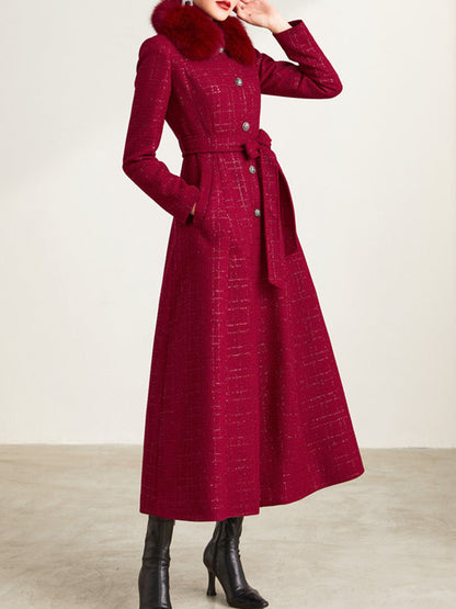 Temperament Slim Slim Medium-length To Ankle Cape Coat