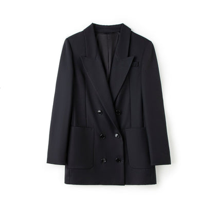 Fashion Simple Wool Suit Jacket Tops