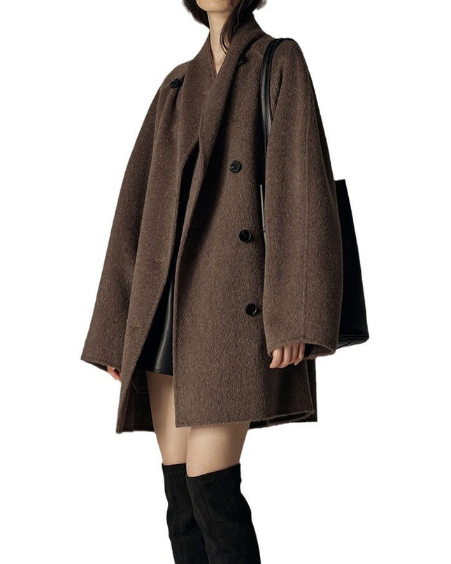 Elegant Winter Double-sided Wool Coat