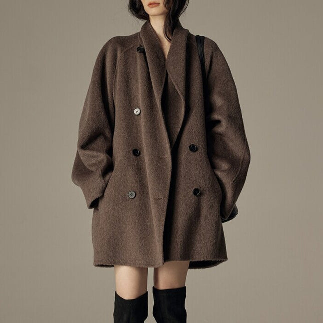 Elegant Winter Double-sided Wool Coat