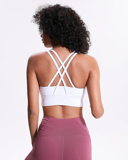 Yoga wear sports running bra