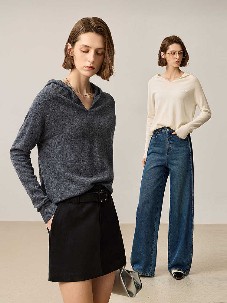 Casual Hooded Loose Commuter Sweater For Women