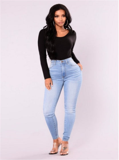 Pack hip pencil jeans