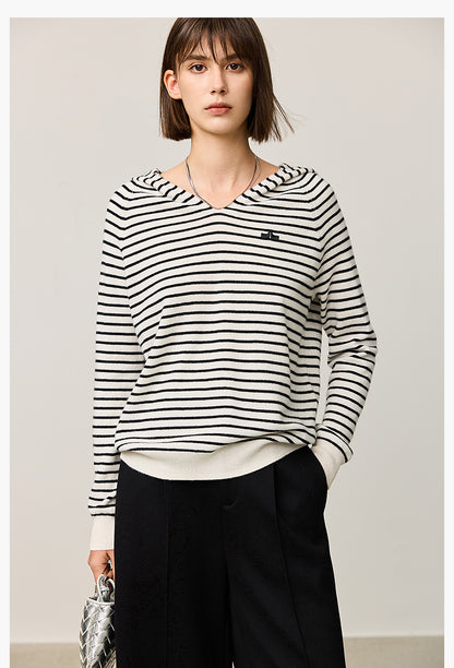 Casual Hooded Loose Commuter Sweater For Women